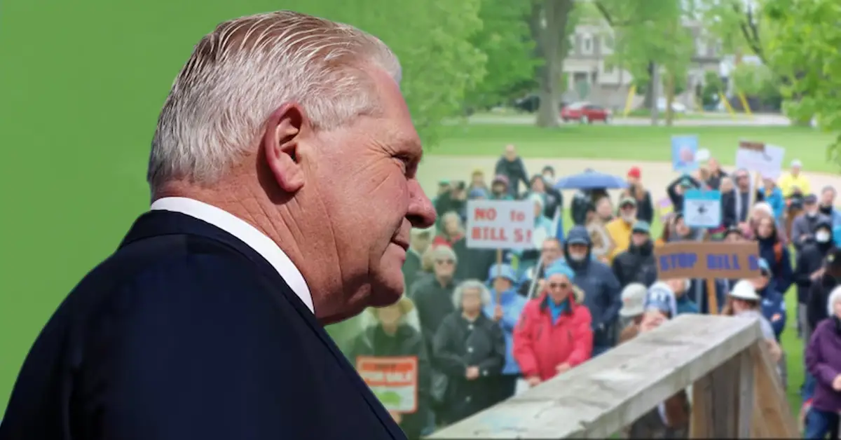 Doug Ford Controversial Bill 5